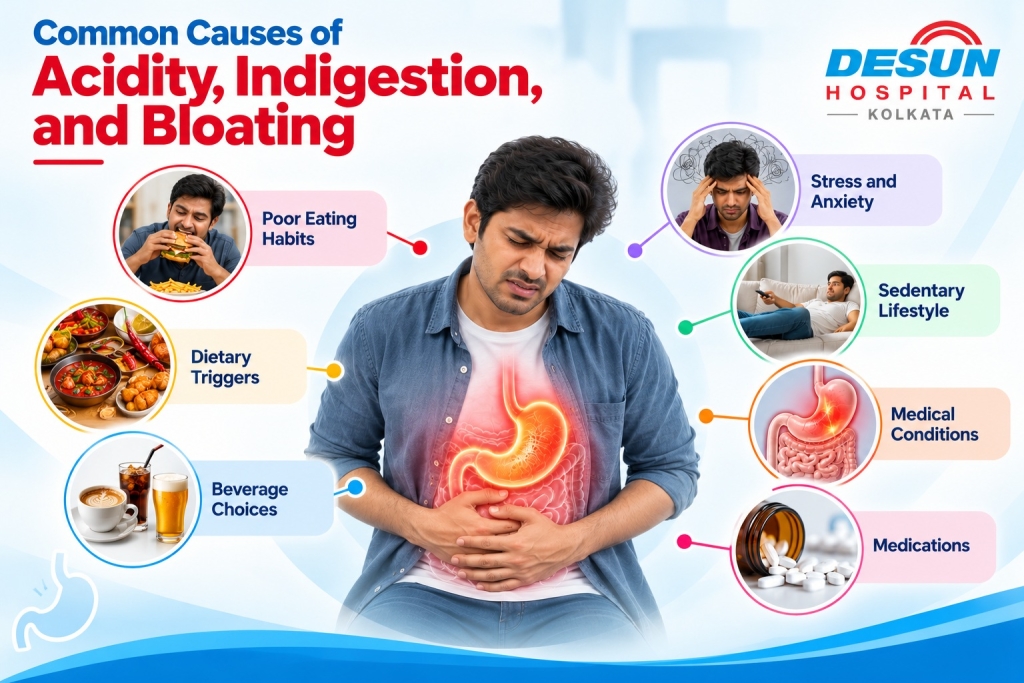 Causes of acidity bloating and indigestion